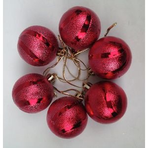 Décoration Pour Sapin - Boules Rouges 13 cm