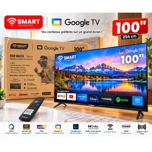 Smart Google TV 100" QLED 4K UHD – STI-1008IF