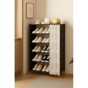 Meuble À Chaussures Avec Housse – 6 Niveaux