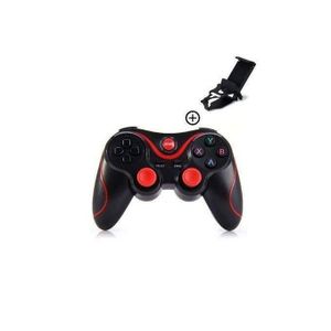Manette De Jeu Bluetooth Pour Téléphone Android Et IOS - Noir/Rouge HB