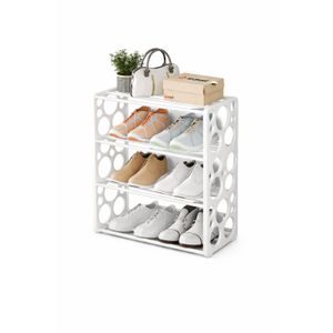 Étagère à Chaussures Métallique Multi-Niveaux – Rangement Compact & Moderne