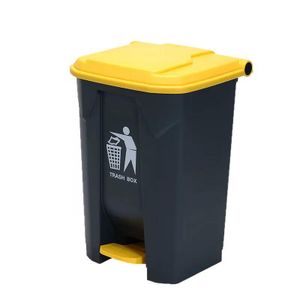 Seaux poubelles en plastique d'une capacité de 50L