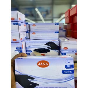 GANTS JETABLE NOIR PAQUETS