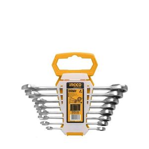 Ingco JEU DE CLES MIXTES A CLIQUET RACK 8pcs 8 A 19mm   HKSPAR1082