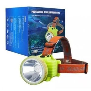 Lampe Frontale LED Professionnelle Ultra Puissante – Étanche & Rechargeable – Idéale Plongée, Pêche, Camping & Travaux Nocturnes