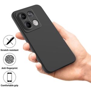 Xiaomi Coque Arrière Silicone Pour Redmi Note 13 Pro 4G- Noir 
