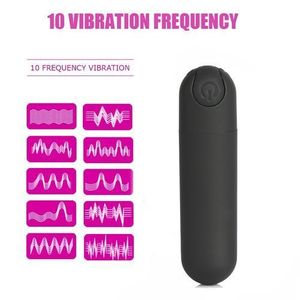 Vibromasseur Rechargeable USB - 10 Vitesses -bl02- Noir