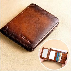 In Portefeuille en cuir élégant pour homme