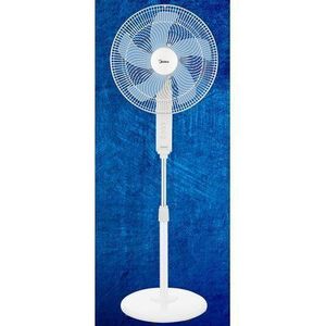 Midea Ventilateur sur Pied - 55W - VENT_FS40-20B - 5 Pales - Blanc - Garantie 12 Mois