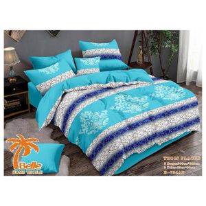 Belle Lot de 2 Draps et 2 Taies - Confort et Élégance pour Lit 3 HG