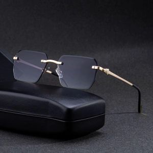 Lunette de soleil double pont sans monture
