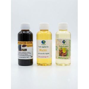 3 Huiles (chebe + Ricin bio + Palmiste)