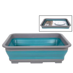 Seau d'eau pliable 10L - seau portable à main - adapté pour la maison, la voiture et la pêche