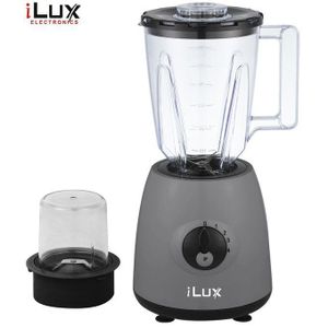 Ilux  Blender & Grinder - 2 En 1- LX-375 - Bol 1.5 L - 300W
