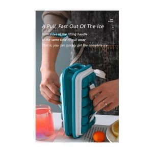 Bac à Glaçons En Silicone 18 Grilles Réutilisable Accessoires De Bar De Cuisine, Gadgets