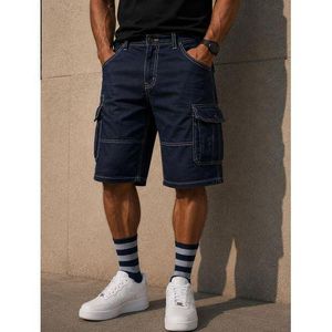 Short Cargo en Denim Bleu– L'Alliant Style et Praticité