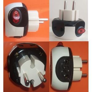 Adaptateur Multiprise A Interrupteur 3 Trous - Solide Et Pas Cher