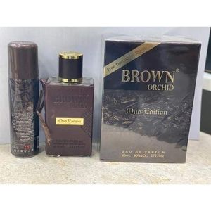 Fragrance World  Brown Orchid OUD EDITION + Deodorant Free Parfum Mixte 80ml