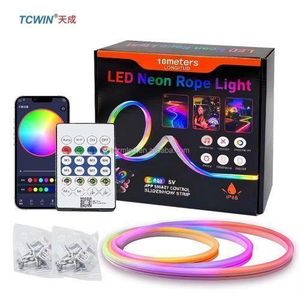 Ruban lumineux LED intelligent WIFI avec application de contrôle pour salon, salle de jeux 10m