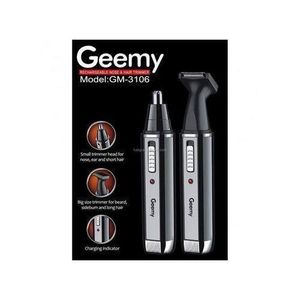 Geemy Tondeuse à Barbe, Oreilles et Nez Rechargeable 2-en-1