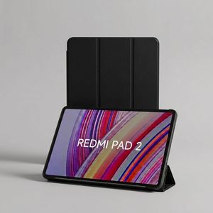 Étui de Protection Pliable pour Redmi Pad 2 -Noir en TPU souple