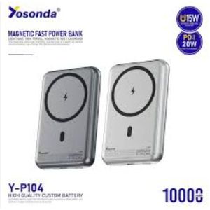  Power Bank Magnétique Rapide Y-P104 – 10 000 mAh