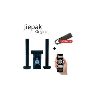 Jiepak Home Cinema 3.1 Ch - JP-C1/C2- 3 Baffles - Port Usb / HDMI / Bluetooth - Noir Garantie 12 Mois