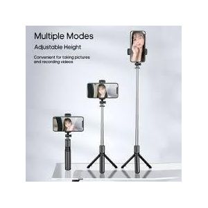 Led Bâton De Selfie Sans Fil Trépied Avec Lumière 360 Rotation Support De Téléphone Portable Flexible Stabilisateur Bâtons De Selfie
