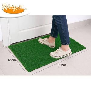 Mode Paillasson Tapis De Porte Gazon synthétique Moquette Antidérapant et Absorbant DouChe, chambre, Salon