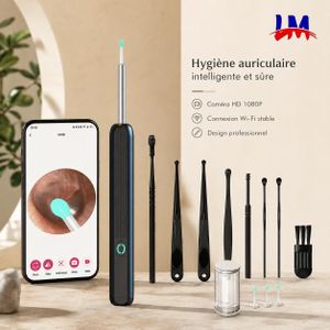 LM LM - 8 pièces - Ensemble de cure-oreilles visible, outil de nettoyage du cerume en haute définition