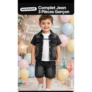 Ensemble 03 pièces pour les petites garçons 
