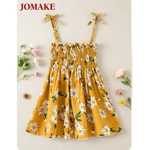 JOMAKE Robe à bretelles pour filles de 1 à 7 ans