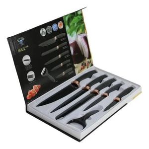 UN COFFRET DE 6 COUTEAUX DE CUISINE PROFESSIONELS