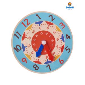 Not Real Clock, Wooden Educational Clock Toy, Student Timepiece Model, Digital Clock Toy, Children's Learning Time Toy