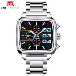 Mini Focus Montre Homme Multifonction Cadran Carr Mouvement