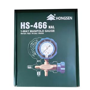 Manomètre à pression unidirectionnel HONGSEN-HS-466 NAL pour R410A/R22/R134A/R404A