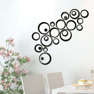 Stickers muraux 3D en cristal acrylique, décoration florale avec