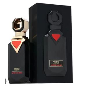 FRENCH AVENUE  Amber Empire, Oriental Amber Extrait de Parfum for Men, 100 ml – Notes de Cachemire, Vanille et Santal