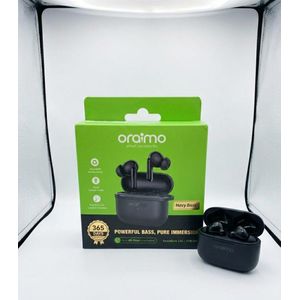 Oraimo Écouteurs Sans Fil SpaceBuds Lite – Bluetooth HeavyBass – OTW-331 – Noir
