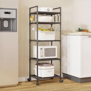 Étagère de rangement à 5 niveaux pour la maison, la cuisine et le salon