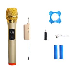 BOMGE Système de microphone sans fil 1 microphone portatif