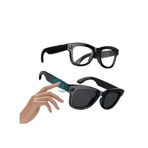 AI Smart Glasses - Lunettes Connectées Intelligente avec Caméra HD, Traduction & Bluetooth 