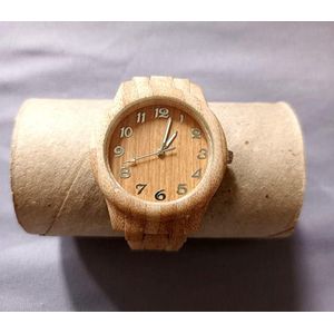 Mode Montre à motif bois
