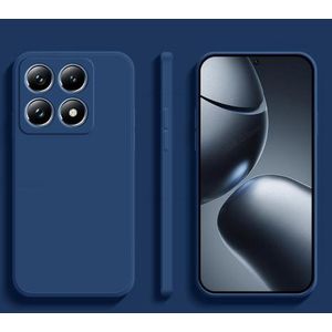 Coque Silicone Compatible Pour XIAOMI MI 14 - BLEU