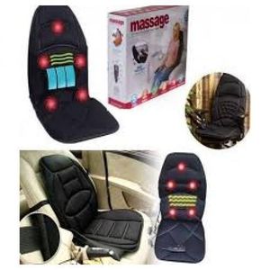 Siège De Massage  MOD2 Pleine Grandeur Avec Chaleur Apaisante (massage Du Siège De Voiture)-noir