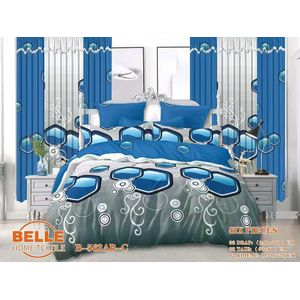 Belle Draps de Lit 3 places, 2 Draps ,2 taies, 2 Rideaux