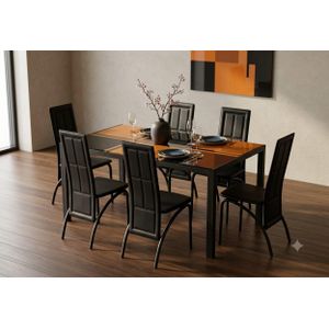 Table à Manger Avec 6 Chaises