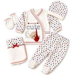 Kit de naissance bébé – 5 pièces Cute - Rouge
