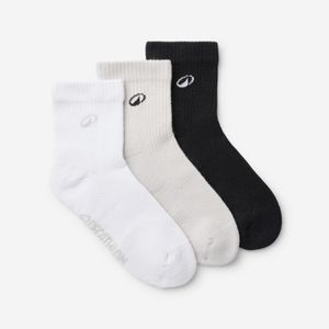Decathlon Chaussettes Cheville - Elementals - Noir Gris Blanc - Lot De 3
