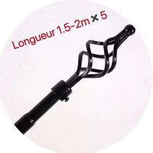 Belle Lot De 5 Tringles à Rideaux Extensible 1.5m a 2m